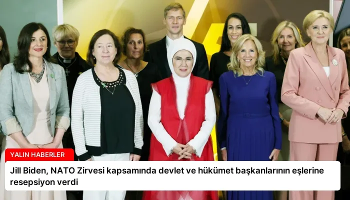 Jill Biden, NATO Zirvesi kapsamında devlet ve hükümet başkanlarının eşlerine resepsiyon verdi
