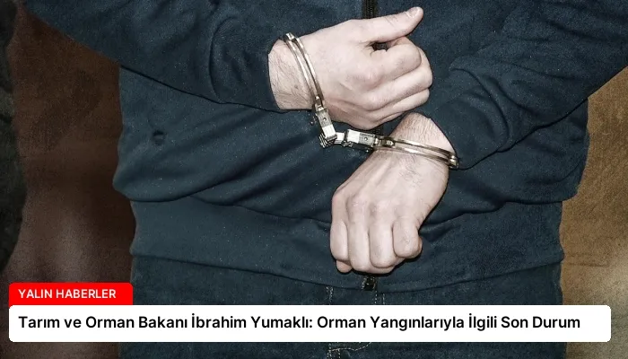 Tarım ve Orman Bakanı İbrahim Yumaklı: Orman Yangınlarıyla İlgili Son Durum