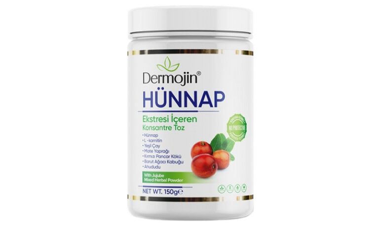 Sağlıklı Yaşam Fit Vücut Dermojin Hünnap Tozu !