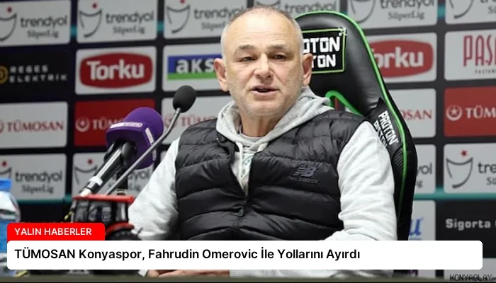 TÜMOSAN Konyaspor, Fahrudin Omerovic İle Yollarını Ayırdı