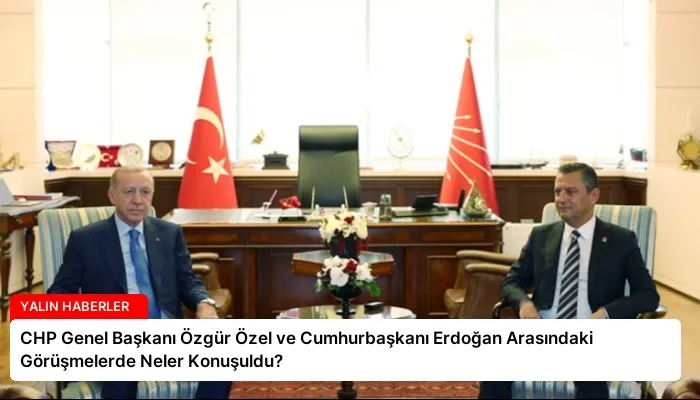 CHP Genel Başkanı Özgür Özel ve Cumhurbaşkanı Erdoğan Arasındaki Görüşmelerde Neler Konuşuldu?
