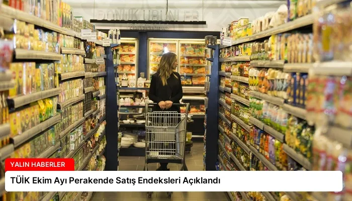 TÜİK Ekim Ayı Perakende Satış Endeksleri Açıklandı