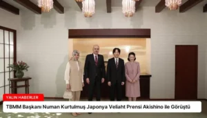 TBMM Başkanı Numan Kurtulmuş Japonya Veliaht Prensi Akishino ile Görüştü