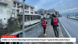 Kültür ve Turizm Bakanlığı Sahil Şeridinde Kaçak Yapılarla Mücadele Ediyor
