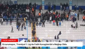Erzurumspor, Trendyol 1. Lig’de Fatih Karagümrük’e Mağlup Oldu