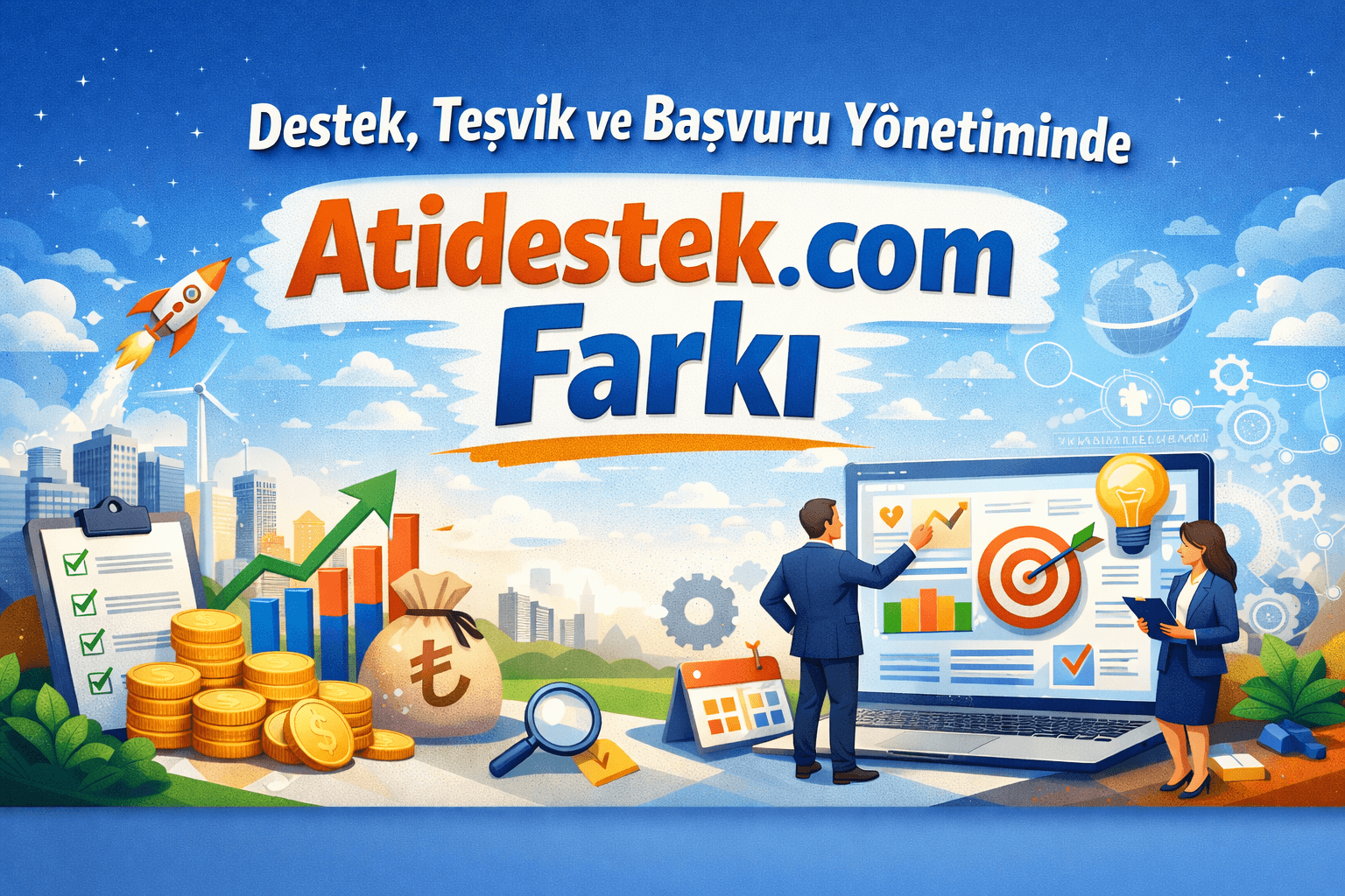 Destek, Teşvik ve Başvuru Yönetiminde Atidestek.com Farkı