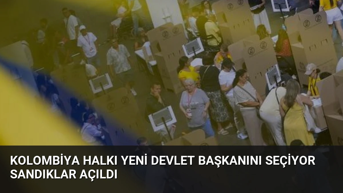 Kolombiya Halkı Yeni Devlet Başkanını Seçiyor Sandıklar Açıldı