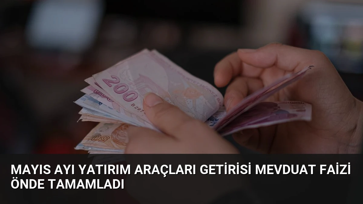 Mayıs Ayı Yatırım Araçları Getirisi Mevduat Faizi Önde Tamamladı