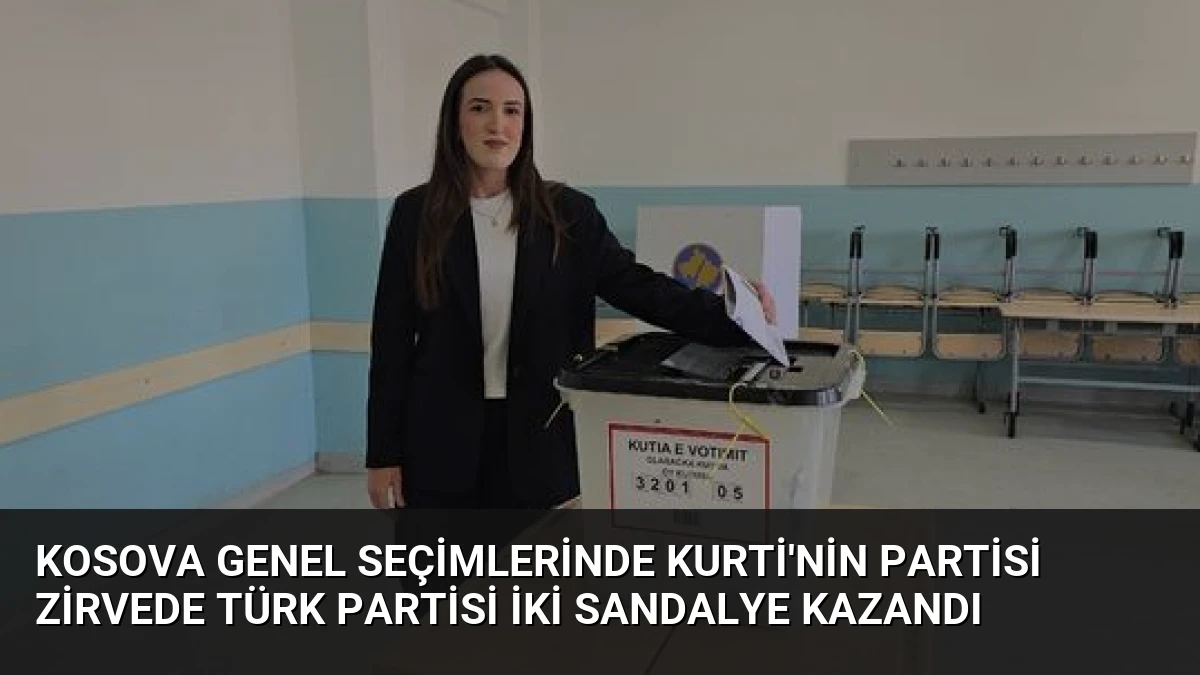 Kosova Genel Seçimlerinde Kurti’nin Partisi Zirvede Türk Partisi İki Sandalye Kazandı