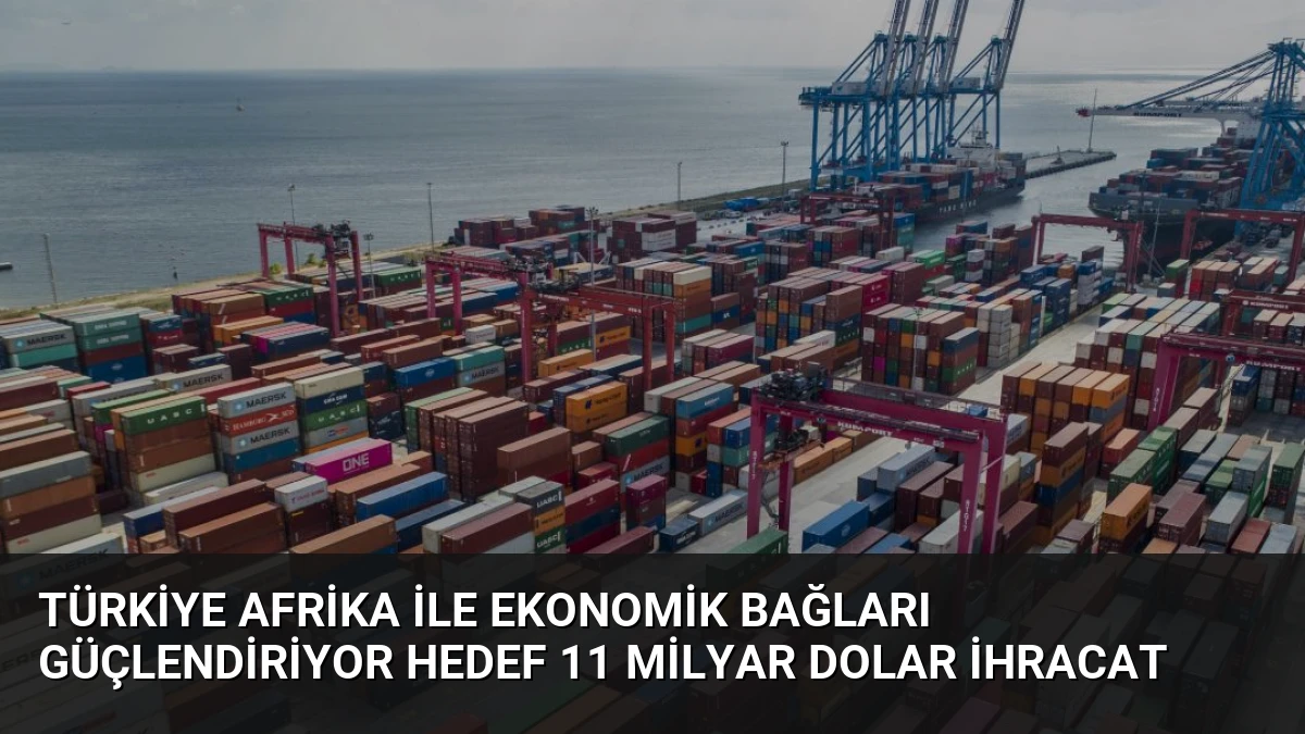 Türkiye Afrika ile Ekonomik Bağları Güçlendiriyor Hedef 11 Milyar Dolar İhracat
