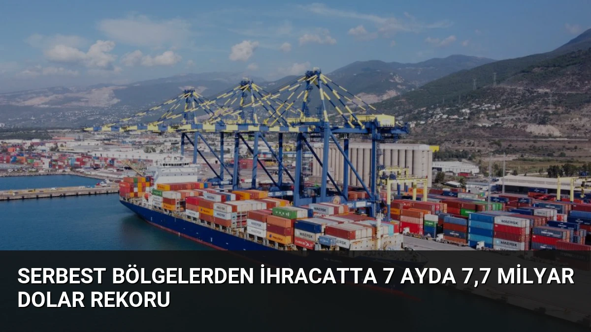 Serbest Bölgelerden İhracatta 7 Ayda 7,7 Milyar Dolar Rekoru