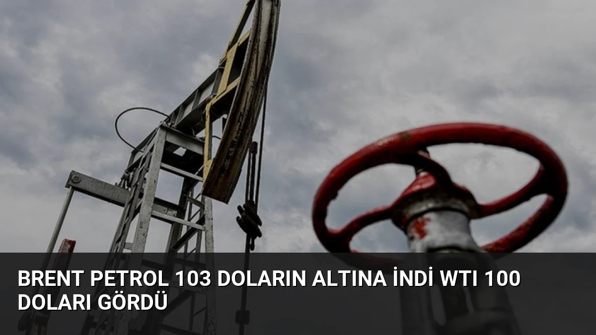 Brent Petrol 103 Doların Altına İndi WTI 100 Doları Gördü