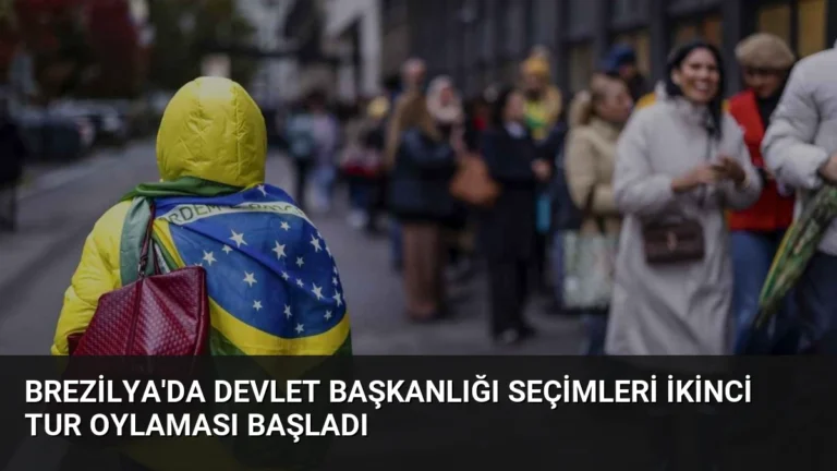 Brezilya’da Devlet Başkanlığı Seçimleri İkinci Tur Oylaması Başladı